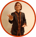 Sonia doing Qi Gong